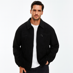 Chaqueta ligera para hombre con cremallera – Elegante y versátil para un estilo informal elegante