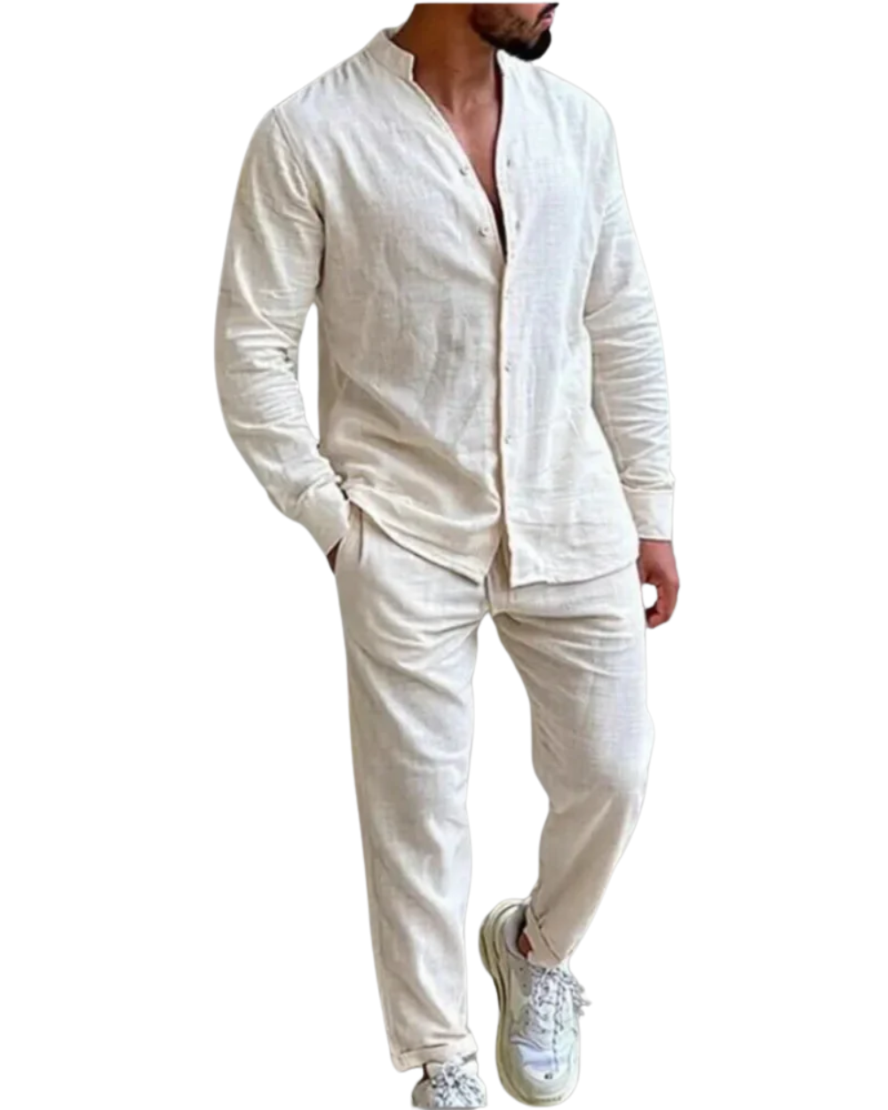 Completo in Lino da Uomo – Leggerezza, Comfort ed Eleganza Senza Tempo