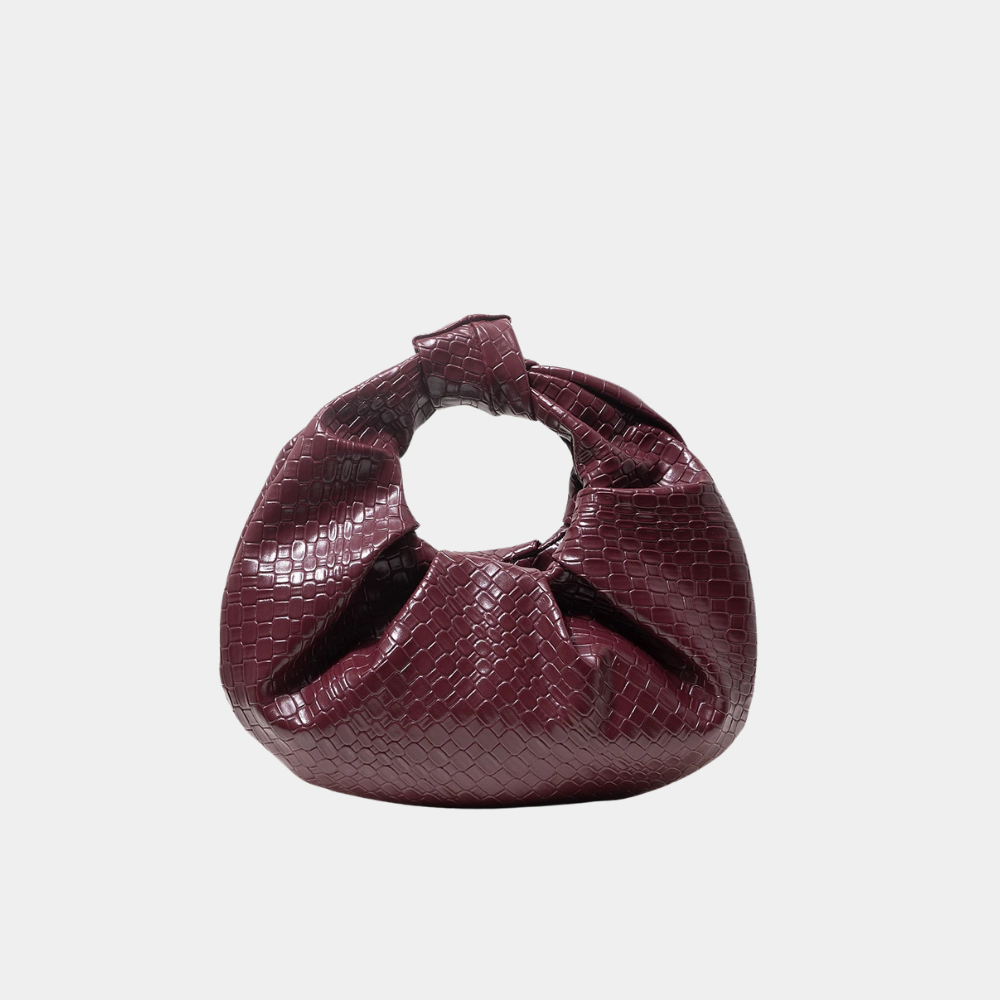 Borsa Donna Intrecciata con Manico Annodato