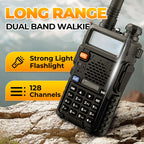 Walkie Talkie Dual Band Lang Rækkevidde