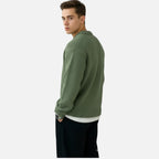 Pullover Uomo Tinta Unita con Girocollo Classico