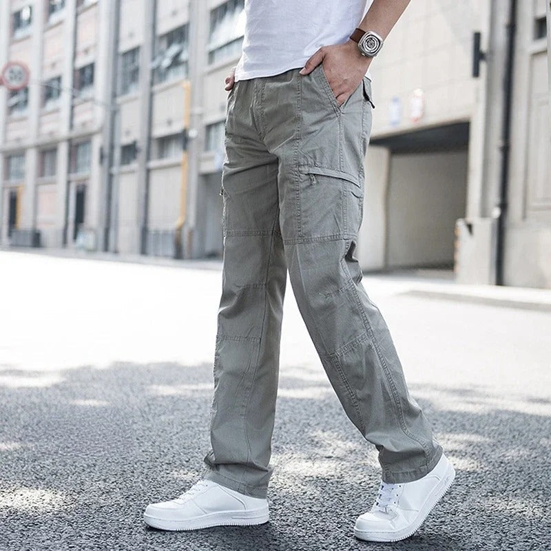 Pantaloni Cargo Uomo in Cotone