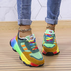 Sneakers Donna con Stampa e Suola Ammortizzata – Comfort e Supporto per Ogni Giorno