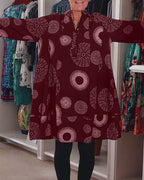Casual Kjole Geometrisk Print Moderne Stil