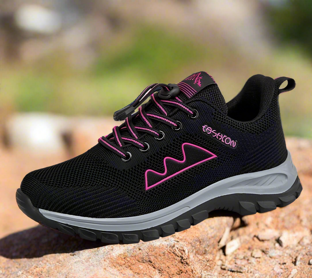 Scarpe Trekking Uomo Leggere e Traspiranti – Sneakers Outdoor con Allacciatura Rapida e Suola Antiscivolo