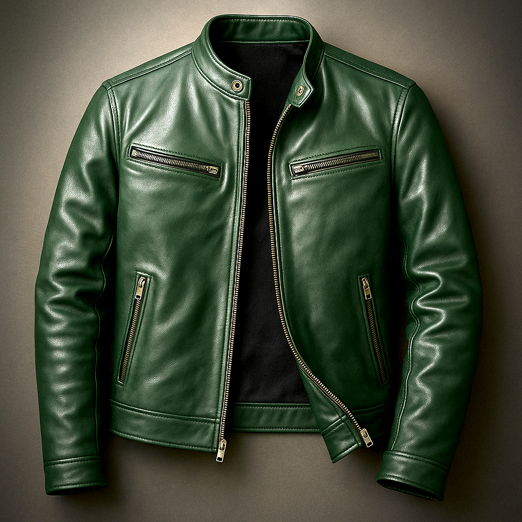 Giacca Uomo Vintage in Vera Pelle