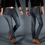Miesten joustavat slim fit -farkut