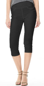 Pantaloni Capri con Vita Elastica e Vestibilità Confortevole