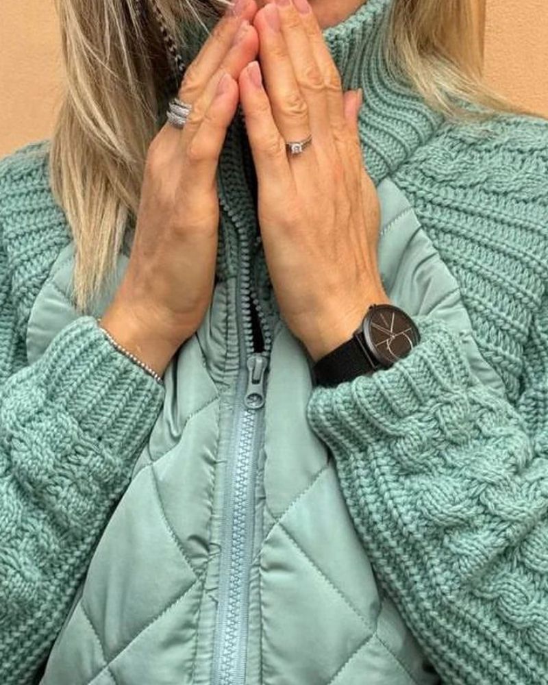 ANFINITE – Strik-Fleece Jakke til Kvinder