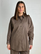 Camicia Skagen in 100% Cotone con Bottoni a Contrasto