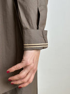 Camicia Skagen in 100% Cotone con Bottoni a Contrasto