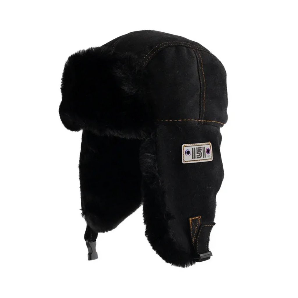 Vinterhue med Pelsfor | Vindafvisende, Varm & Komfortabel til Udendørs Brug