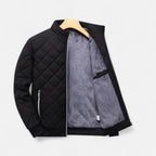 Chaqueta de invierno acolchada para hombre con forro polar - Calidez y comodidad elegantes