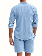 Completo Traspirante in Lino da Uomo – Eleganza Casual per l'Estate