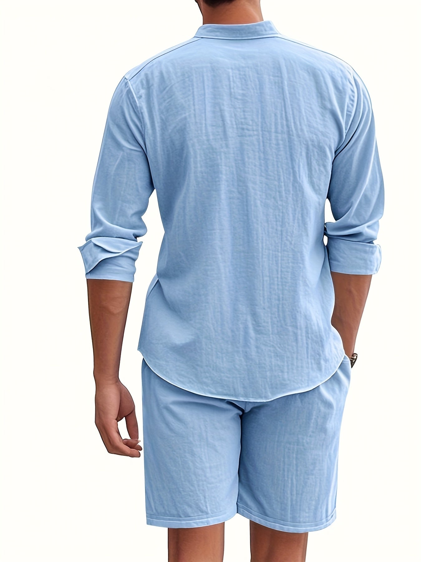 Completo Traspirante in Lino da Uomo – Eleganza Casual per l'Estate