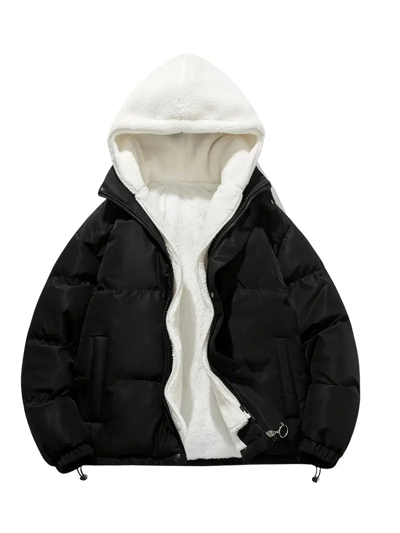 Piumino Donna con Interno Sherpa e Cappuccio
