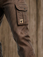Pantaloni Cargo Uomo Slim Fit con Tasche Utility