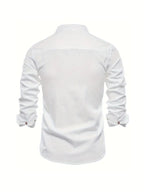 Chemise décontractée homme pour le printemps à boutons ANFINITE