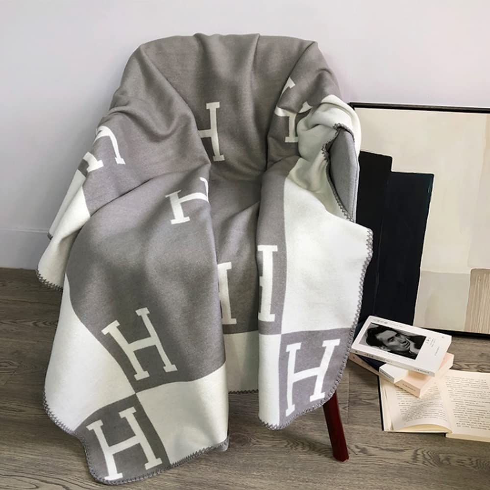 H | Coperta in Lana e Cashmere 150 × 200 cm