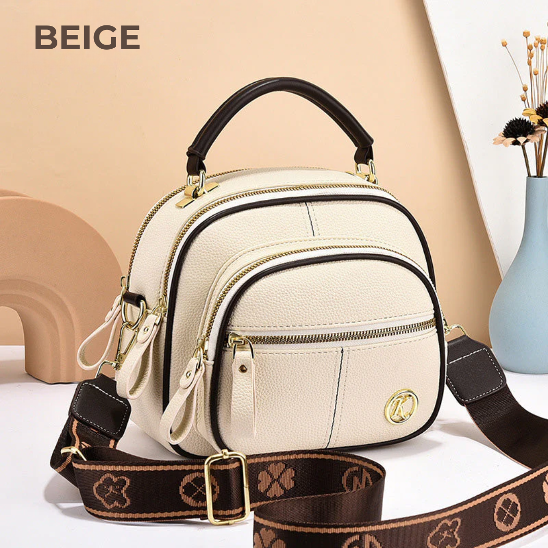 ANFINITE Læder Crossbody Taske med Justerbar Rem