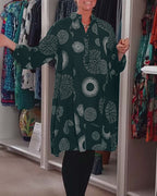 Casual Kjole Geometrisk Print Moderne Stil