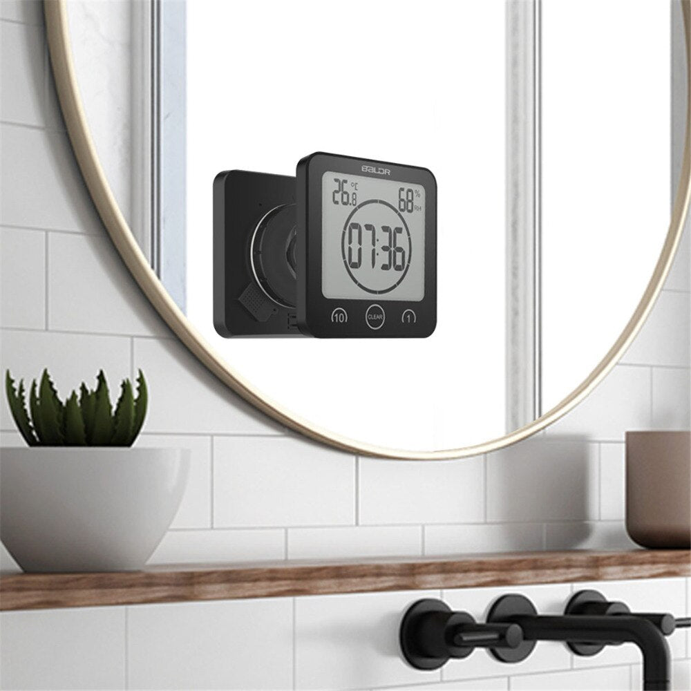 Water-Resistant Shower Clock - Vandafvisende Bruseur