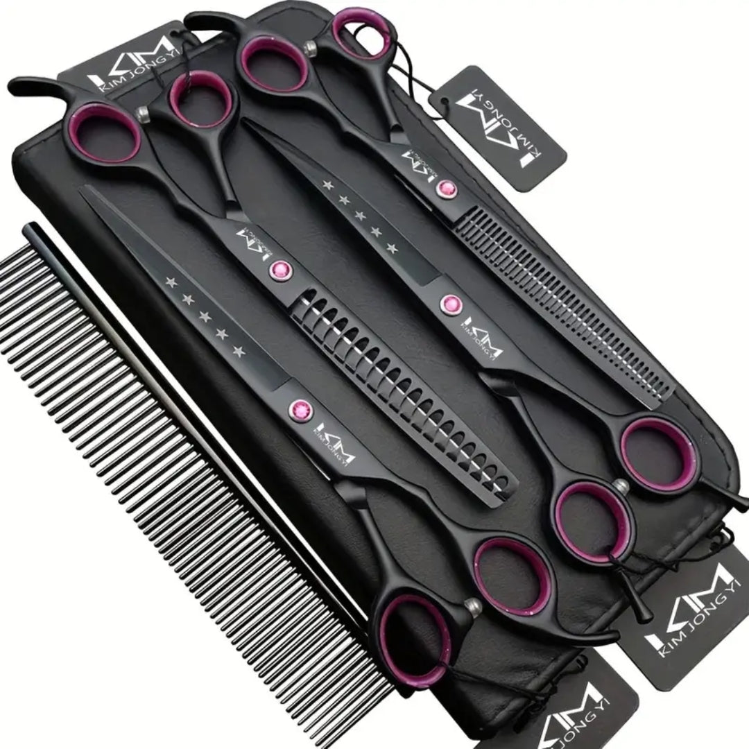 Set Professionale di Forbici per Toelettatura ANFINITE PrecisionPaw