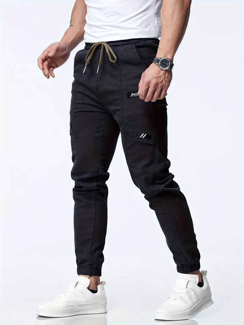 Joggers de hombre elásticos con cordón