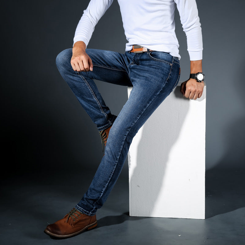 ANFINITE | Slim Fit Stretch Jeans til Mænd | Moderne Pasform & Komfort