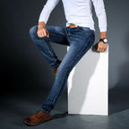 Miesten joustavat slim fit -farkut