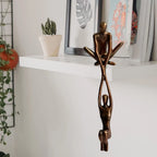 Eternal Love & Strength Sculpture – Modern Resin Home Decor | Symbolic Ornament & Gift