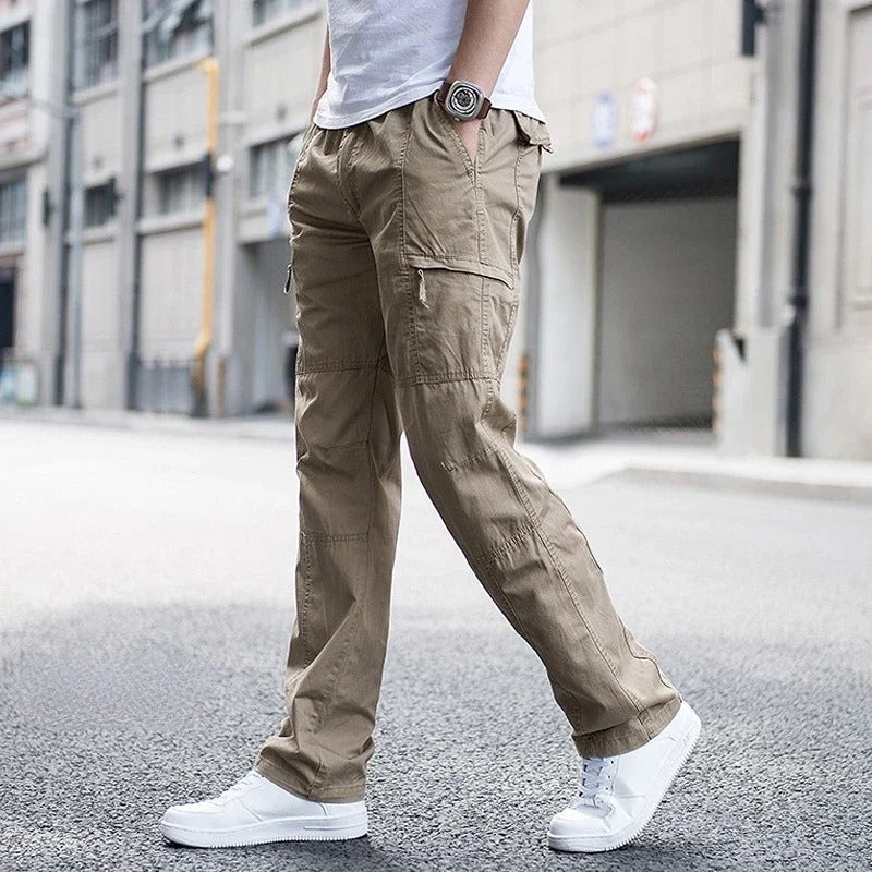 Pantaloni Cargo Uomo in Cotone