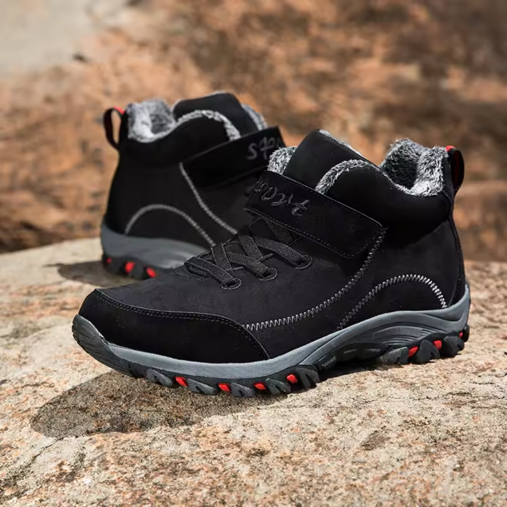 Varme Unisex Vinterstøvler | Plysforede & Ideelle til Udendørs Brug