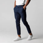 Pantaloni Chino Uomo Eleganti Elasticizzati