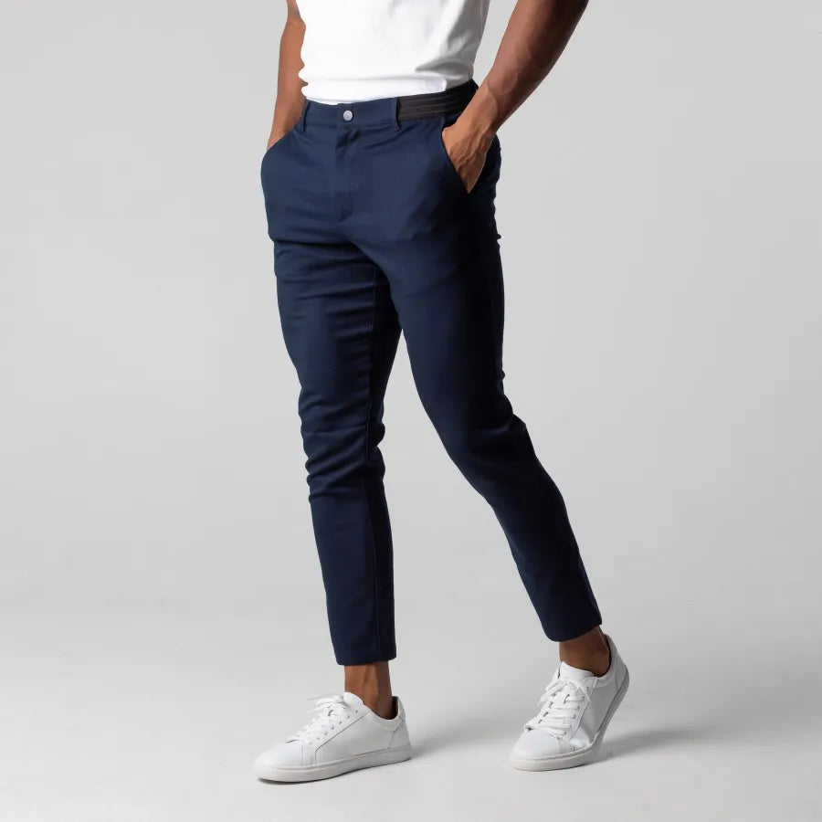 Pantaloni Chino Uomo Eleganti Elasticizzati