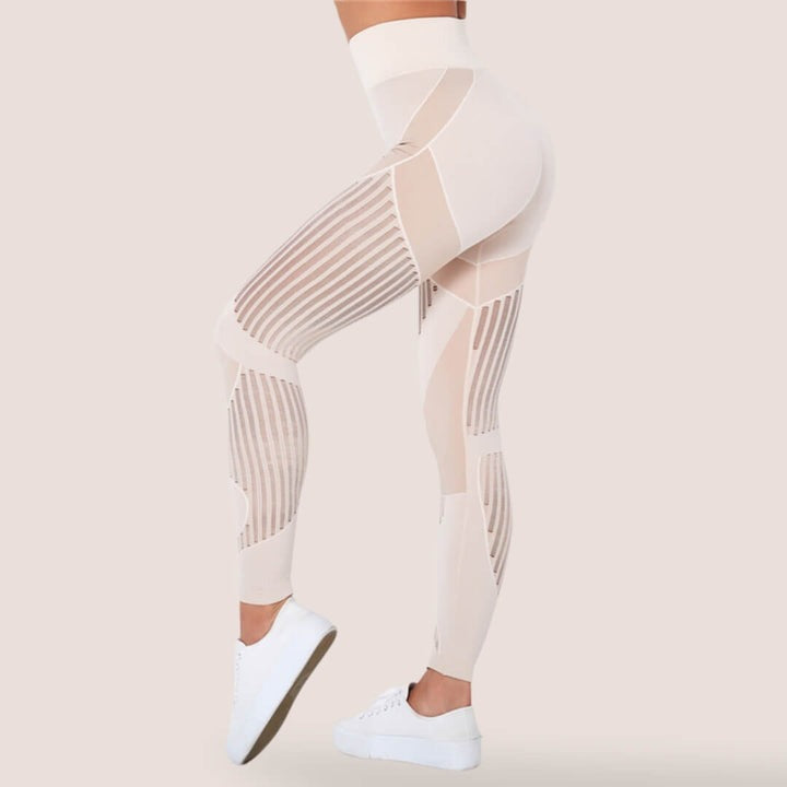 Legging sculptant femme taille haute – texture sculptante pour le fitness et le confort au quotidien