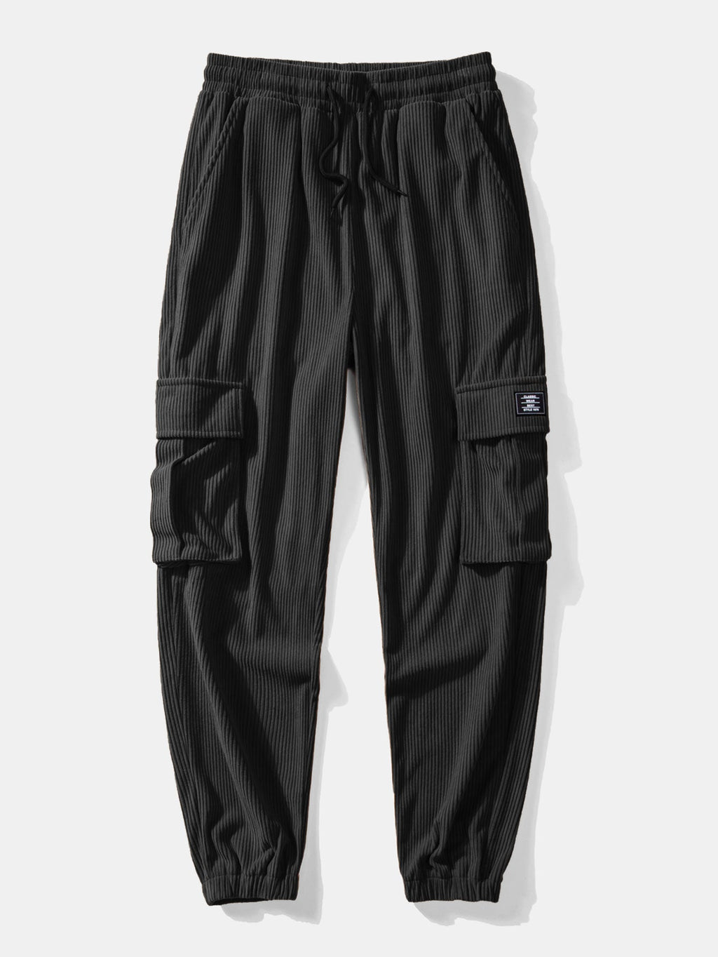 Conjunto de hombre de dos piezas de pana - Chaqueta utilitaria y pantalones cargo jogger
