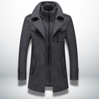 Cappotto Uomo Elegante con Bottoni