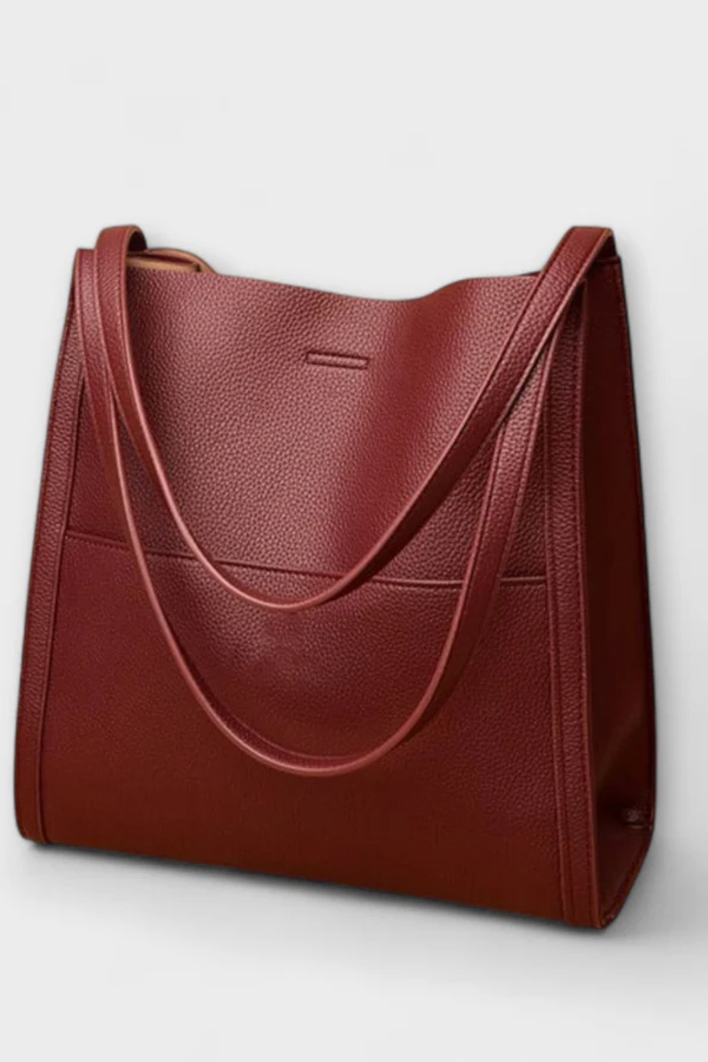 Borsa Tote Strutturata con Tasca Frontale e Finitura Testurizzata