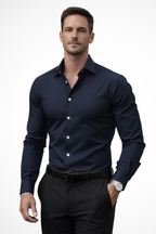 Camicia da Uomo Slim Silhouette Eleganza Classica