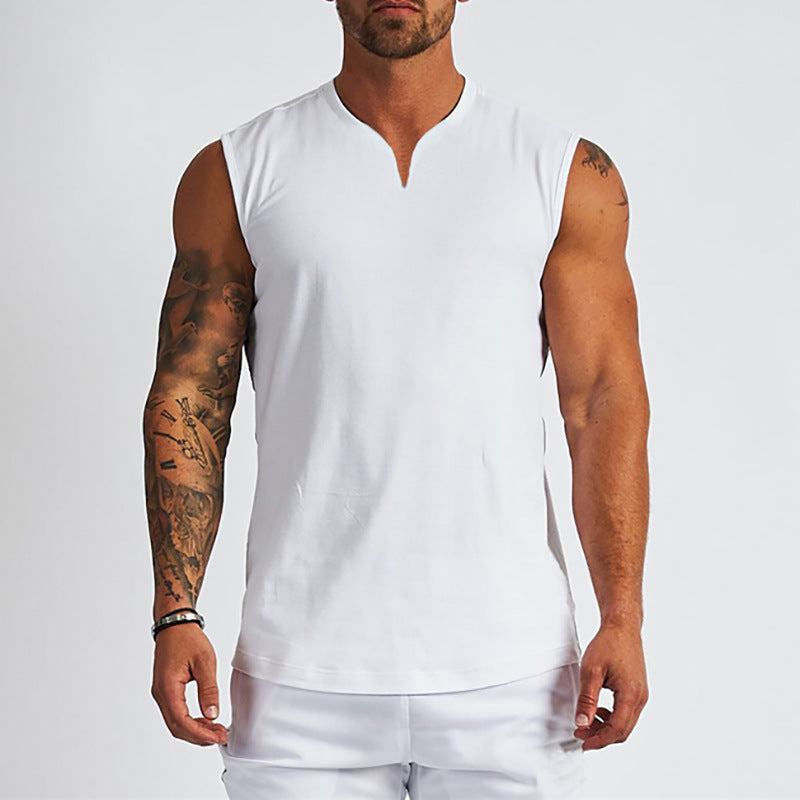 Canotta Sportiva Uomo con Scollo a V