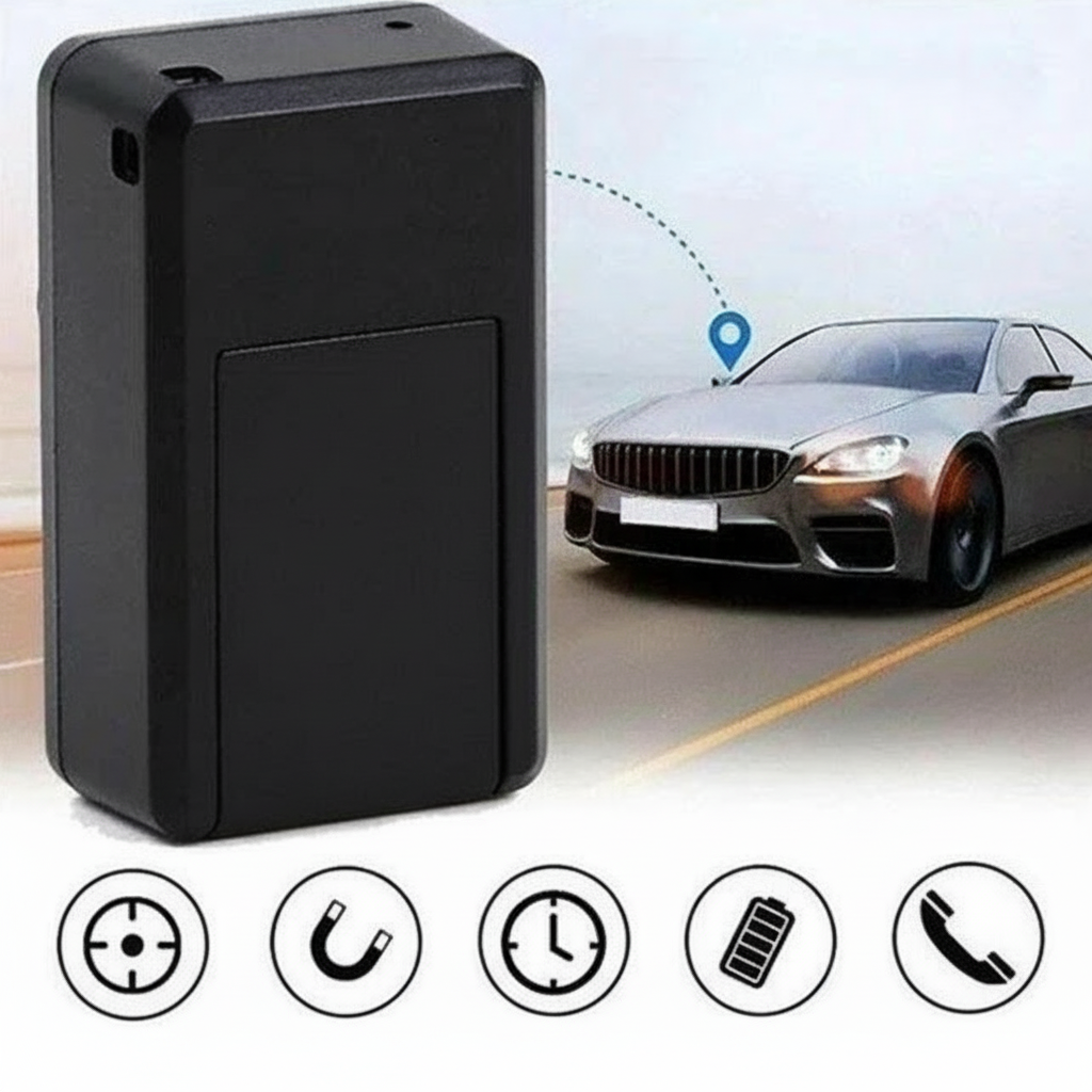 Tracker GPS Magnetico Compatto – Discreto, Monitoraggio Posizioni Globale