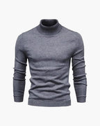 Pull à col roulé pour homme en maille fine - Élégant, doux et raffiné