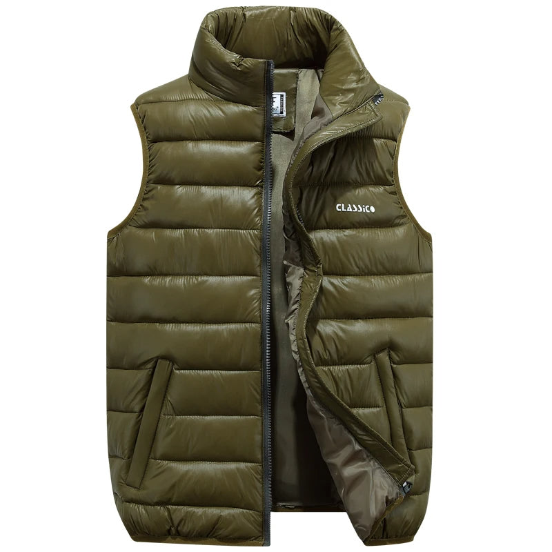 Chaleco acolchado para hombre con cremallera – Ligero, cálido y casual