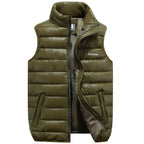 Chaleco acolchado para hombre con cremallera – Ligero, cálido y casual