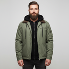 ANFINITE – Klassisk Herre Vinterjakke | Varm, Vandafvisende & Komfortabel