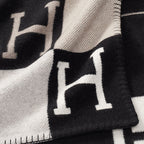 H | Coperta in Lana e Cashmere 150 × 200 cm
