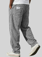 Pantaloni Uomo in Velluto a Coste con Coulisse