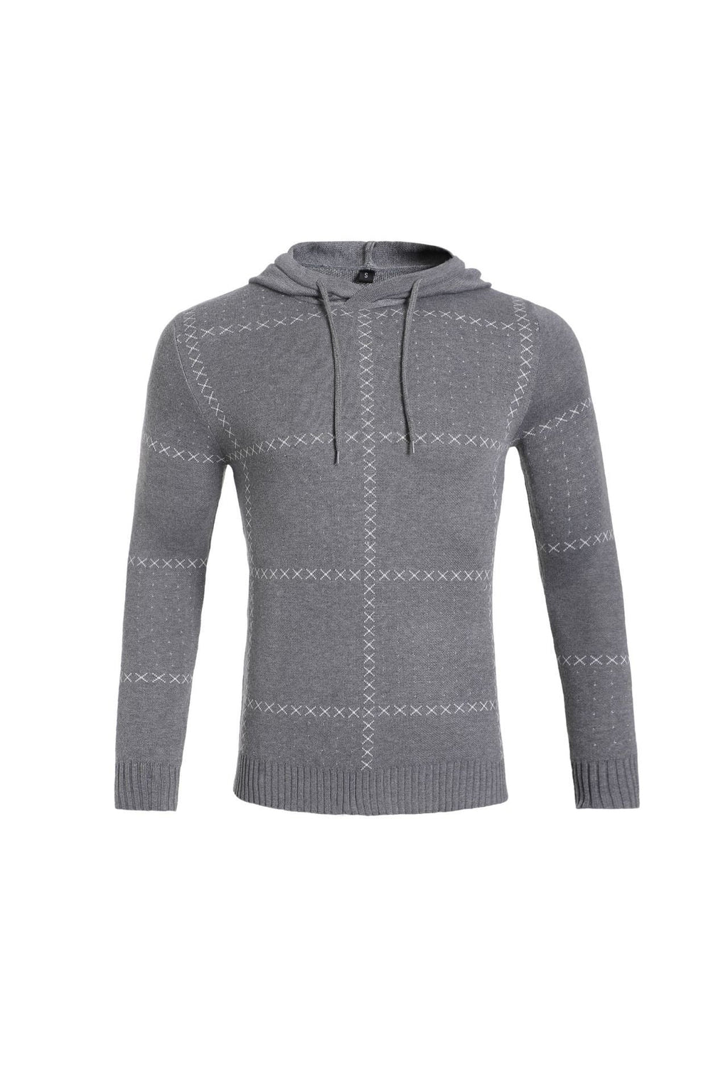 Cardigan Uomo Testurizzato con Zip Integrale e Collo Alto