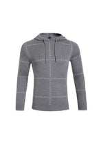 Cardigan Uomo Testurizzato con Zip Integrale e Collo Alto